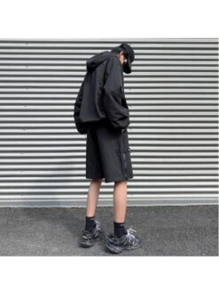 Summer Fashion Drawstring Wide Leg Men Half Pants 9 Summer Fashion Drawstring Wide Leg Men Half Pants -Active Vogue P 20230424195337627 535