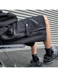 Summer Fashion Drawstring Wide Leg Men Half Pants 10 Summer Fashion Drawstring Wide Leg Men Half Pants -Active Vogue P 20230424195339943 788