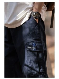 Casual Loose Pure Color Pockets Men's Long Trousers -Active Vogue P 20230506202804979 211