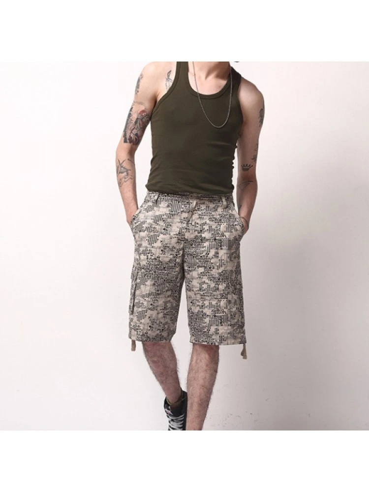 Summer Printing Straight Leg Shorts With Pocket 4 Summer Printing Straight Leg Shorts With Pocket - Image 2
