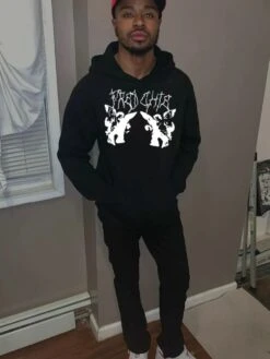 Men Casual Hooded Sweater 2pc Pants Suits -Active Vogue P 20230717112128263 837