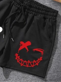 Cotton Printing Men's Straight Shorts 7 Cotton Printing Men's Straight Shorts -Active Vogue P 20230717113842712 648