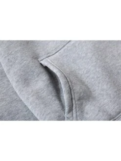 Gray Men's Hooded Printing Sweater Suit -Active Vogue P 20230724191333977 488