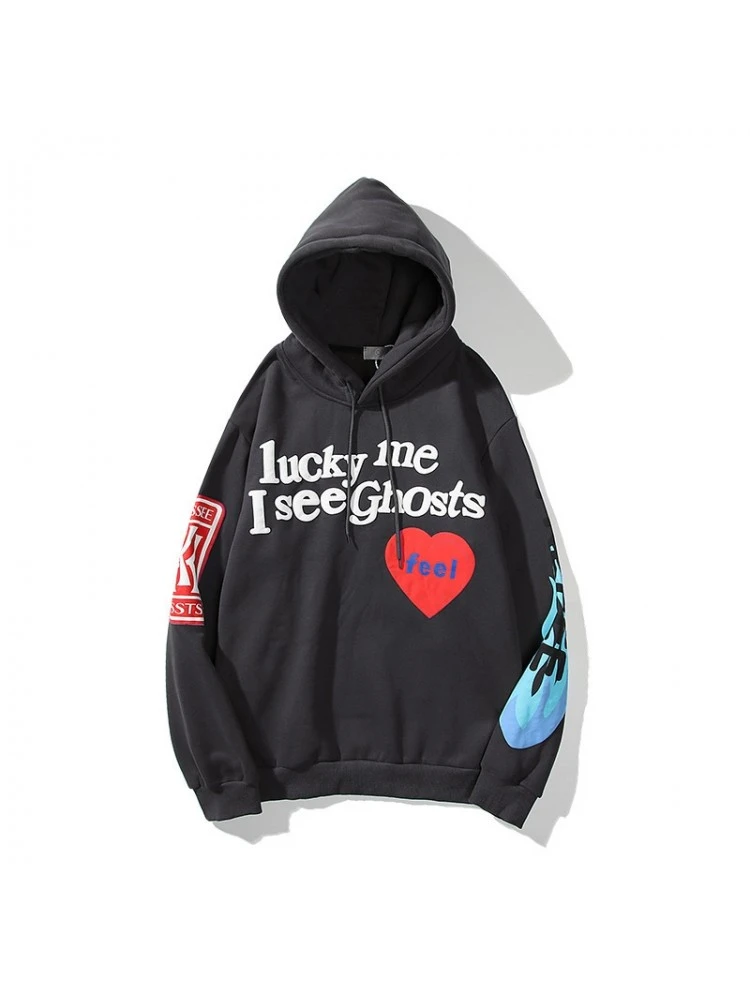 Fashion Street Men Letter Hoodie Top 5 Fashion Street Men Letter Hoodie Top - Image 3