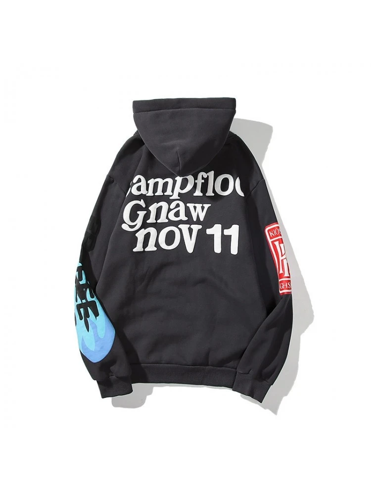 Fashion Street Men Letter Hoodie Top 4 Fashion Street Men Letter Hoodie Top - Image 2