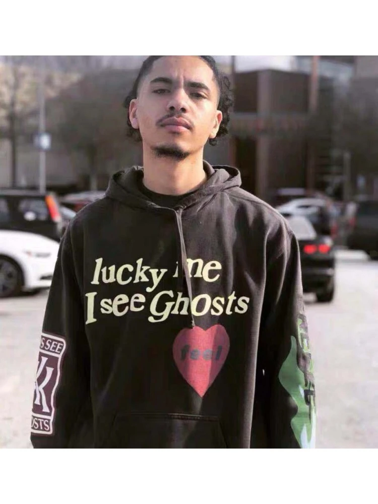 Fashion Street Men Letter Hoodie Top 3 Fashion Street Men Letter Hoodie Top