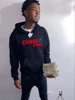 Hooded Printing Letter Loose Sweatshirt