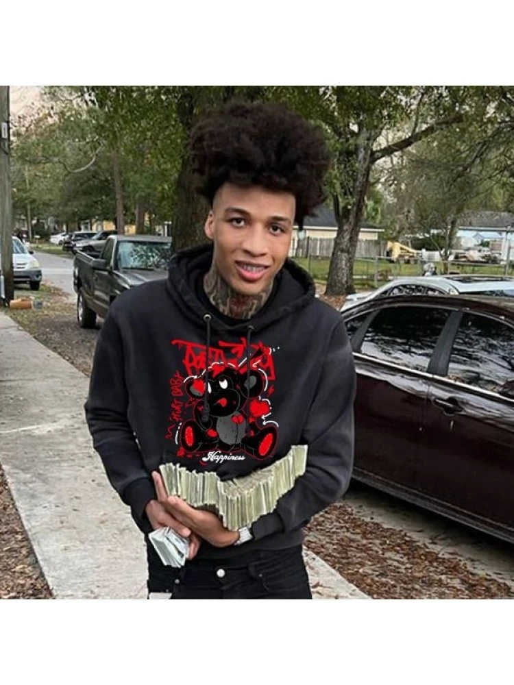 Hooded Printed Slim Fit Sweatshirt 3 Hooded Printed Slim Fit Sweatshirt