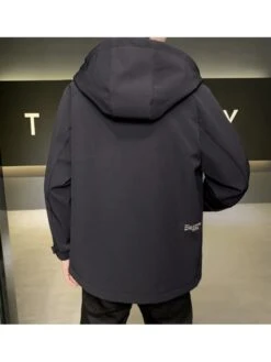 Patchwork Hooded Loose Jackets -Active Vogue P 20231017134201549 432