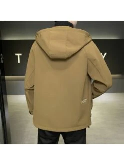 Patchwork Hooded Loose Jackets -Active Vogue P 20231017134211105 904