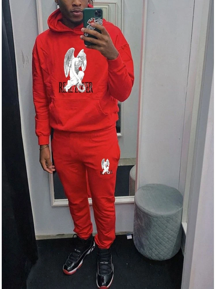 Casual Hooded Long Sleeve Pants Sets 3 Casual Hooded Long Sleeve Pants Sets