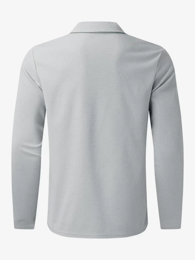 Zipper Polo Shirt Drawstring Trouser Sets 4 Zipper Polo Shirt Drawstring Trouser Sets - Image 2