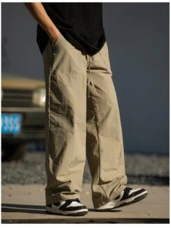 Drawstring Cargo Loose Long Pant -Active Vogue P 20231213102825060 493