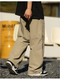 Drawstring Cargo Loose Long Pant -Active Vogue P 20231213102827714 977