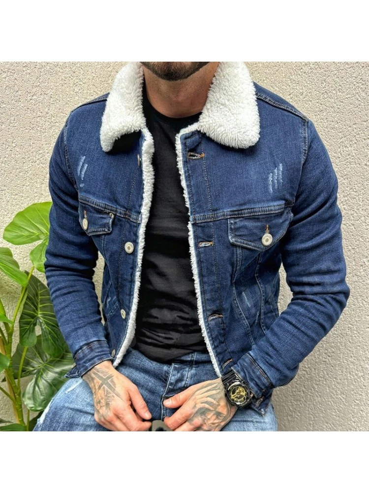 Patchwork Long Sleeve Cargo Denim Jackets 4 Patchwork Long Sleeve Cargo Denim Jackets - Image 2