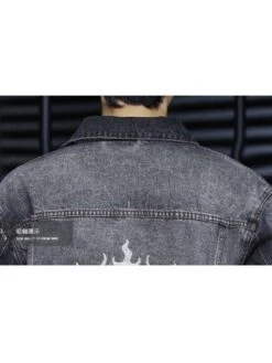 Embroidery Single Breasted Denim Jackets -Active Vogue P 20240110145100624 372