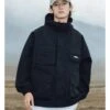 Hooded Zipper Long Sleeve Cargo Outdoor Jackets -Active Vogue P 20240326093502035 319