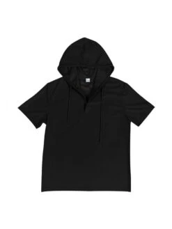 Patchwork Hooded Short Sleeve Short Suit 17 Patchwork Hooded Short Sleeve Short Suit -Active Vogue P 20240408150507946 524