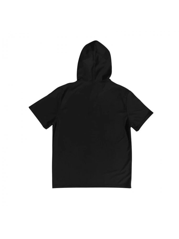 Patchwork Hooded Short Sleeve Short Suit 7 Patchwork Hooded Short Sleeve Short Suit - Image 5