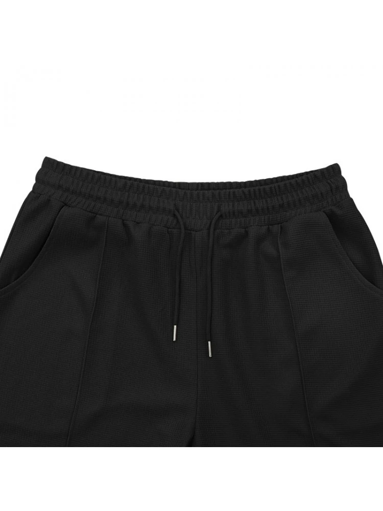 Patchwork Hooded Short Sleeve Short Suit 14 Patchwork Hooded Short Sleeve Short Suit - Image 12