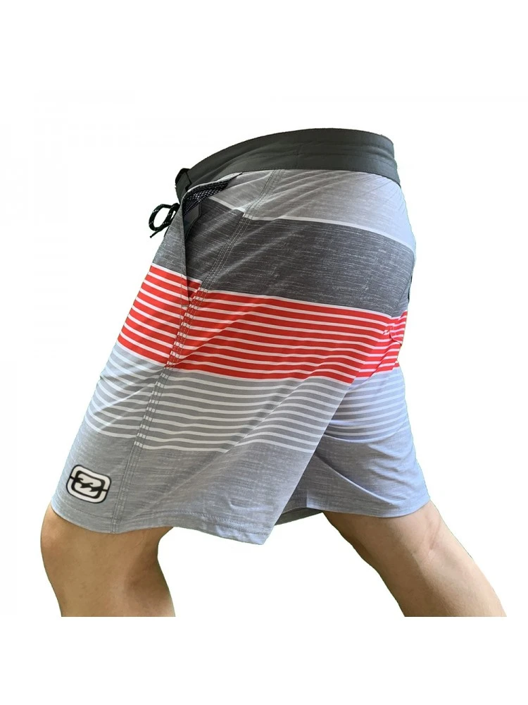 Colorblock Striped Leisure Men's Short Pants 4 Colorblock Striped Leisure Men's Short Pants - Image 2