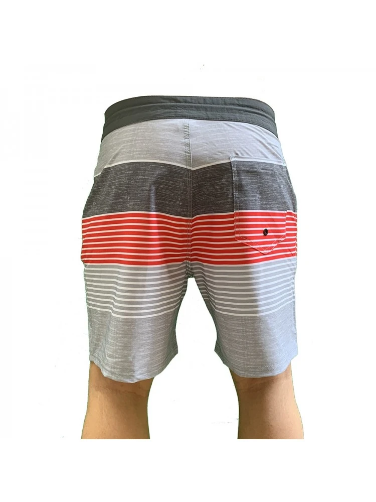 Colorblock Striped Leisure Men's Short Pants 5 Colorblock Striped Leisure Men's Short Pants - Image 3