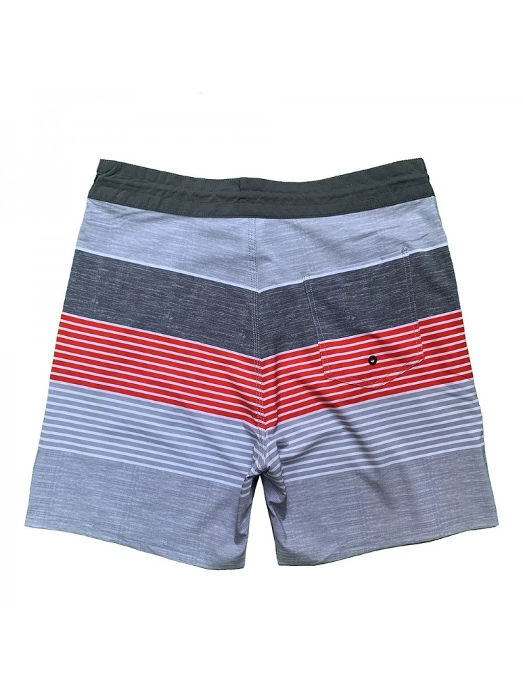 Colorblock Striped Leisure Men's Short Pants 7 Colorblock Striped Leisure Men's Short Pants - Image 5