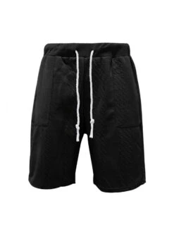 Jacquard Weave Short Sleeve Loose Short Suit 22 Jacquard Weave Short Sleeve Loose Short Suit -Active Vogue P 20240418114006233 801