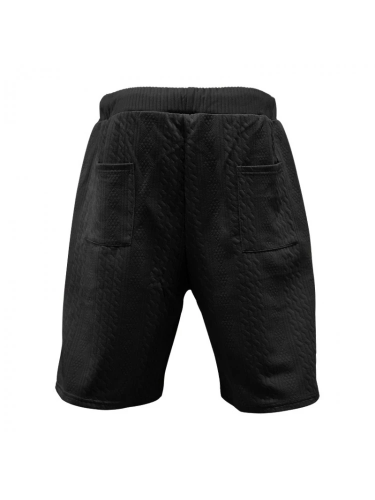 Jacquard Weave Short Sleeve Loose Short Suit 12 Jacquard Weave Short Sleeve Loose Short Suit - Image 10