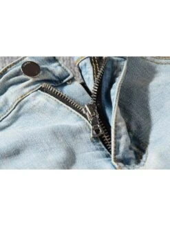 Patched Graffiti Ripped Men's Jeans -Active Vogue P 20240509093010648 575