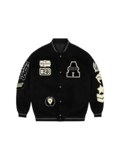 Embroidery Long Sleeve Loose Men's Short Coats -Active Vogue P 20240521112511177 650