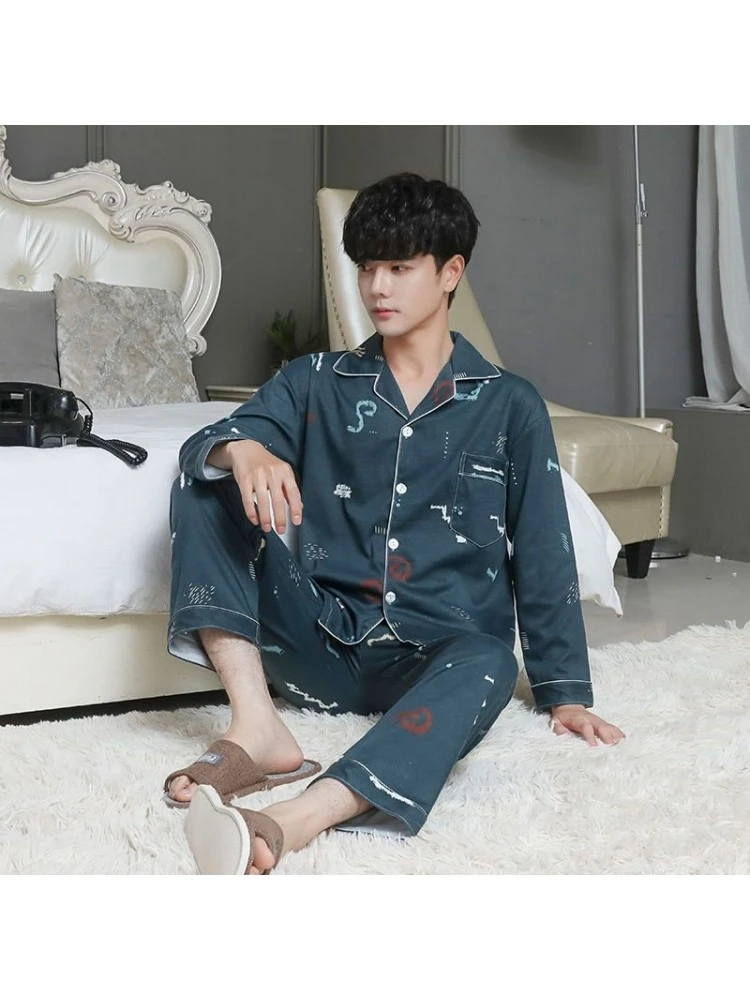 Long Sleeve Cotton Single Breasted Long Sets 4 Long Sleeve Cotton Single Breasted Long Sets - Image 2