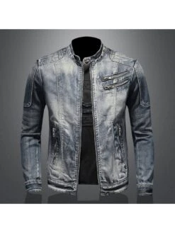 Patchwork Regular Sleeve Bodycon Jackets -Active Vogue P 20240603171451025 259