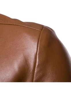 Solid Color PU V-shape Jackets 20 Solid Color PU V-shape Jackets -Active Vogue P 20240603173513059 799