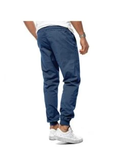 Tie-wrap Solid Color Mid-rise Long Pant -Active Vogue P 20240603183513001 687