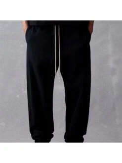 Tie-wrap Cotton Loose Long Pant -Active Vogue P 20240604110537135 818