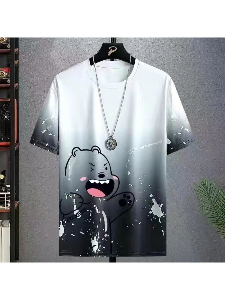 Letter Pattern Crewneck Fitted Short Sets 3 Letter Pattern Crewneck Fitted Short Sets