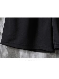 Drawstring Letter Pattern Leisure Short Sets 9 Drawstring Letter Pattern Leisure Short Sets -Active Vogue P 20240604174516005 894