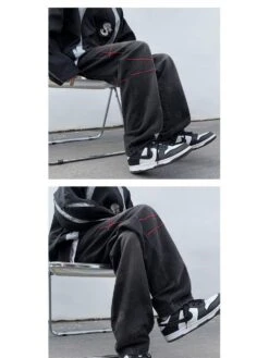 Colorblock Irregular Mid-rise Jeans -Active Vogue P 20240604185519374 546