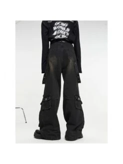 Solid Color Mid-rise Loose Jeans 15 Solid Color Mid-rise Loose Jeans -Active Vogue P 20240605172815511 796