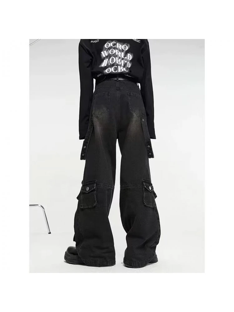 Solid Color Mid-rise Loose Jeans 10 Solid Color Mid-rise Loose Jeans - Image 8