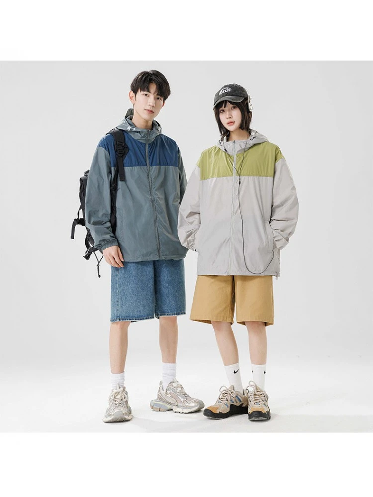 Colorblock Irregular Zipper Long Coats 3 Colorblock Irregular Zipper Long Coats