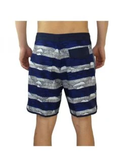 Colorblock Irregular Mid-rise Short Pants