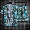 Disty Floral Printing Short Sleeve Loose Short Sets
