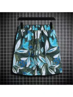 Disty Floral Printing Short Sleeve Loose Short Sets -Active Vogue P 20240606163227420 984