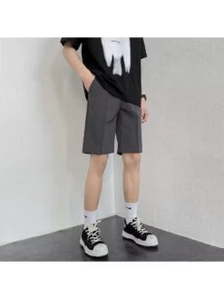 Badge Mid-rise Slim Short Pants -Active Vogue P 20240607152042977 871