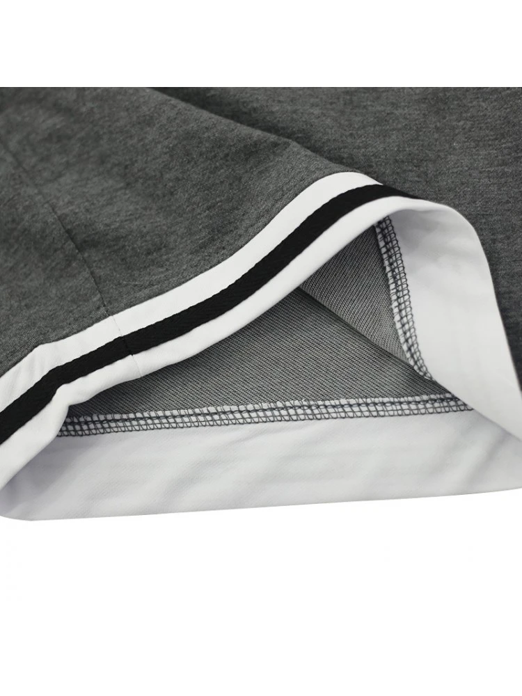 Colorblock Solid Color Crewneck Short Sets 10 Colorblock Solid Color Crewneck Short Sets - Image 8