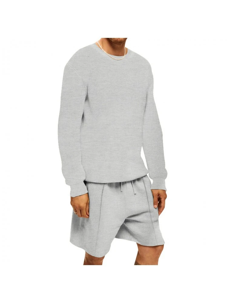 Reverse Seam Crewneck Loose Short Sets 4 Reverse Seam Crewneck Loose Short Sets - Image 2