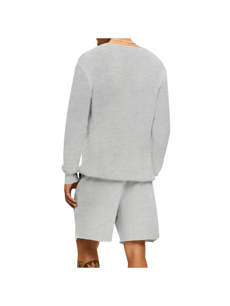 Reverse Seam Crewneck Loose Short Sets 5 Reverse Seam Crewneck Loose Short Sets - Image 3