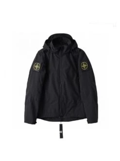 Letter Hooded Loose Long Coats -Active Vogue P 20240617120811036 612